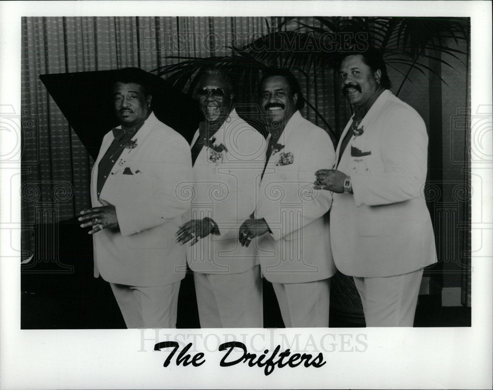 1997 Press Photo The Drifters/American R&amp;B/Soul Group - Historic Images