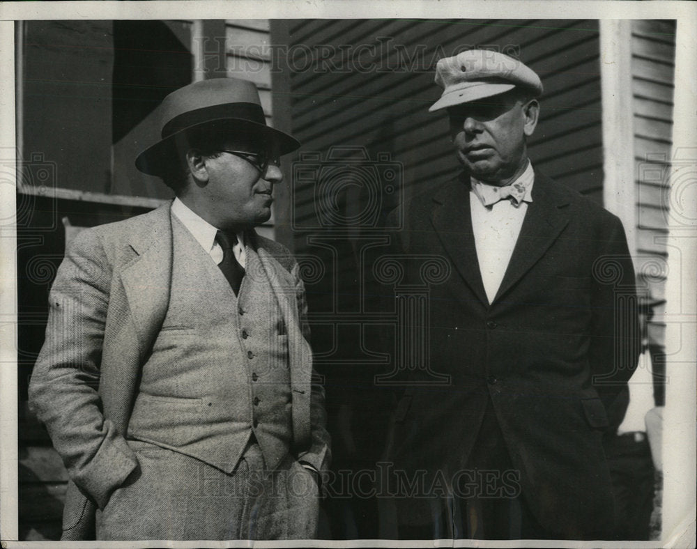 1931 Press Photo Theodore Dreiser Political Investigate - Historic Images