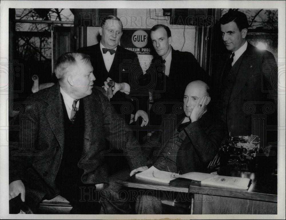 1936 Press Photo Brig. Gen. H.H. Denhardt Murder Charge - Historic Images