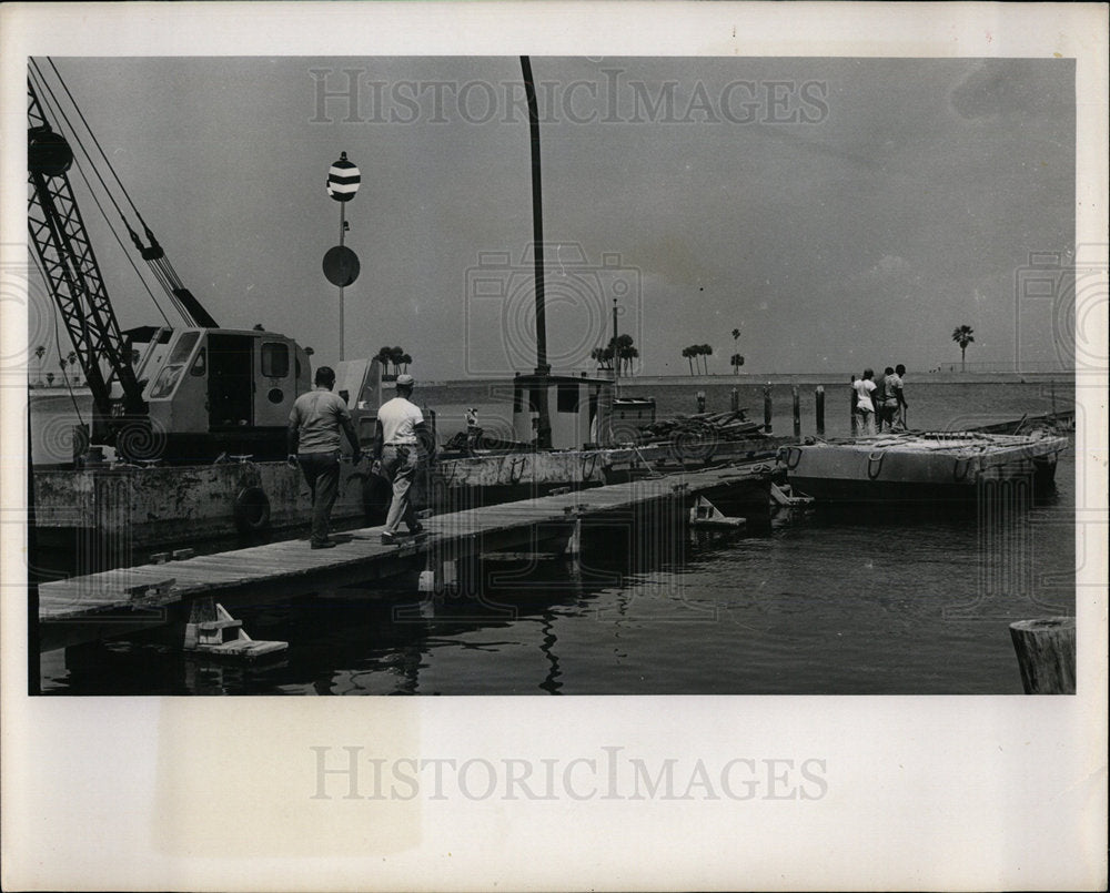 1965 Press Photo Sunshine City Boat Club Docks - Historic Images