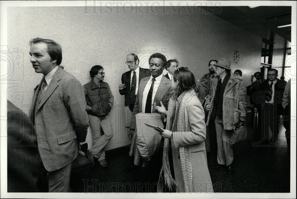 1979 Press Photo Transit Workers Union CTA Donald Brien - Historic Images