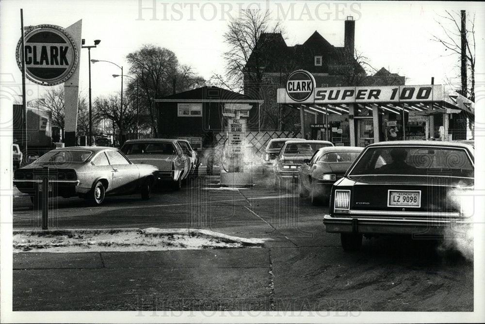 1979 Press Photo Clark Station Chicago - Historic Images