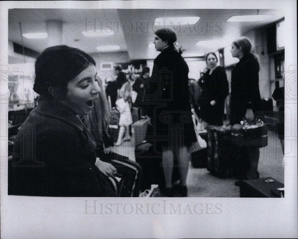 1970 Press Photo Metro Airport Strike  - Historic Images
