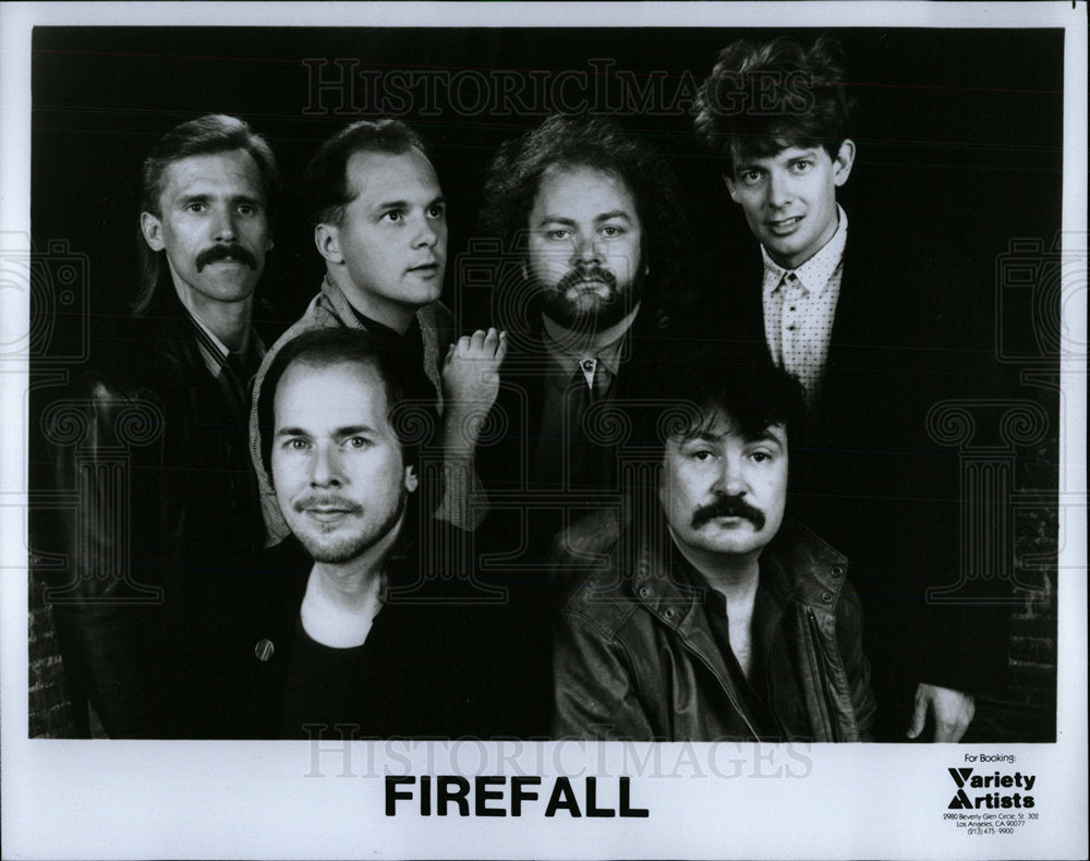 1991 Press Photo Firefall Rock Band Musicians Chicago - Historic Images