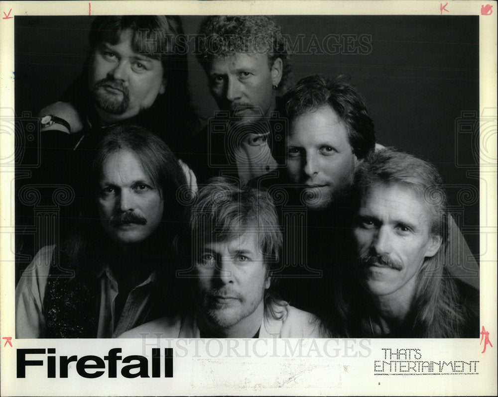 1996 Press Photo Firefall American Rock Music Band - Historic Images