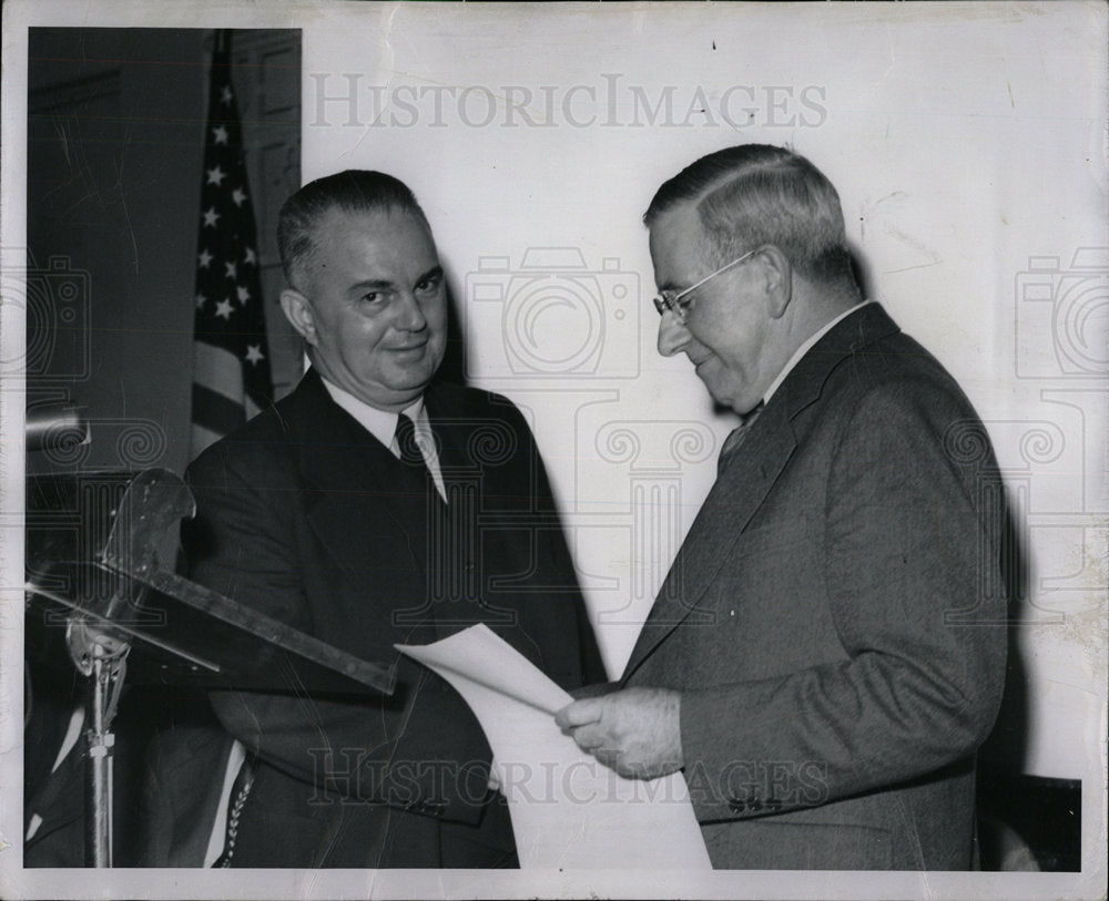 1970 Press Photo William Scripps Detroit News President - Historic Images