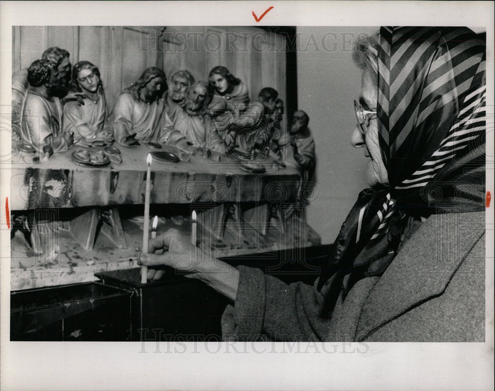 1988 Press Photo Sofik Aynali Turkish Armenian Evanston - Historic Images