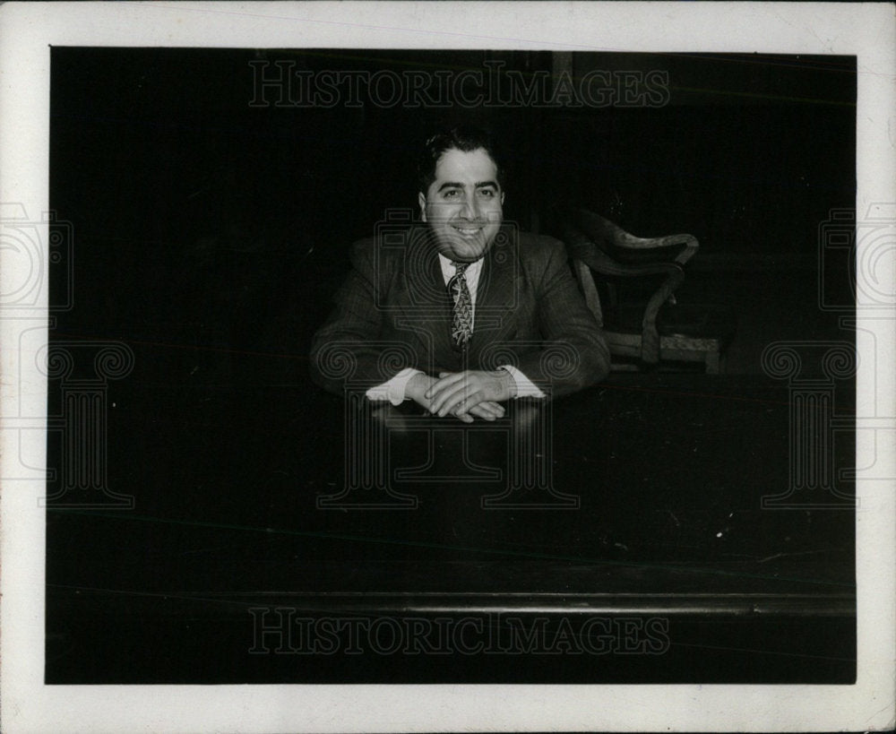 1944 Press Photo W J Cody Wayne Circuit Commissioner - Historic Images