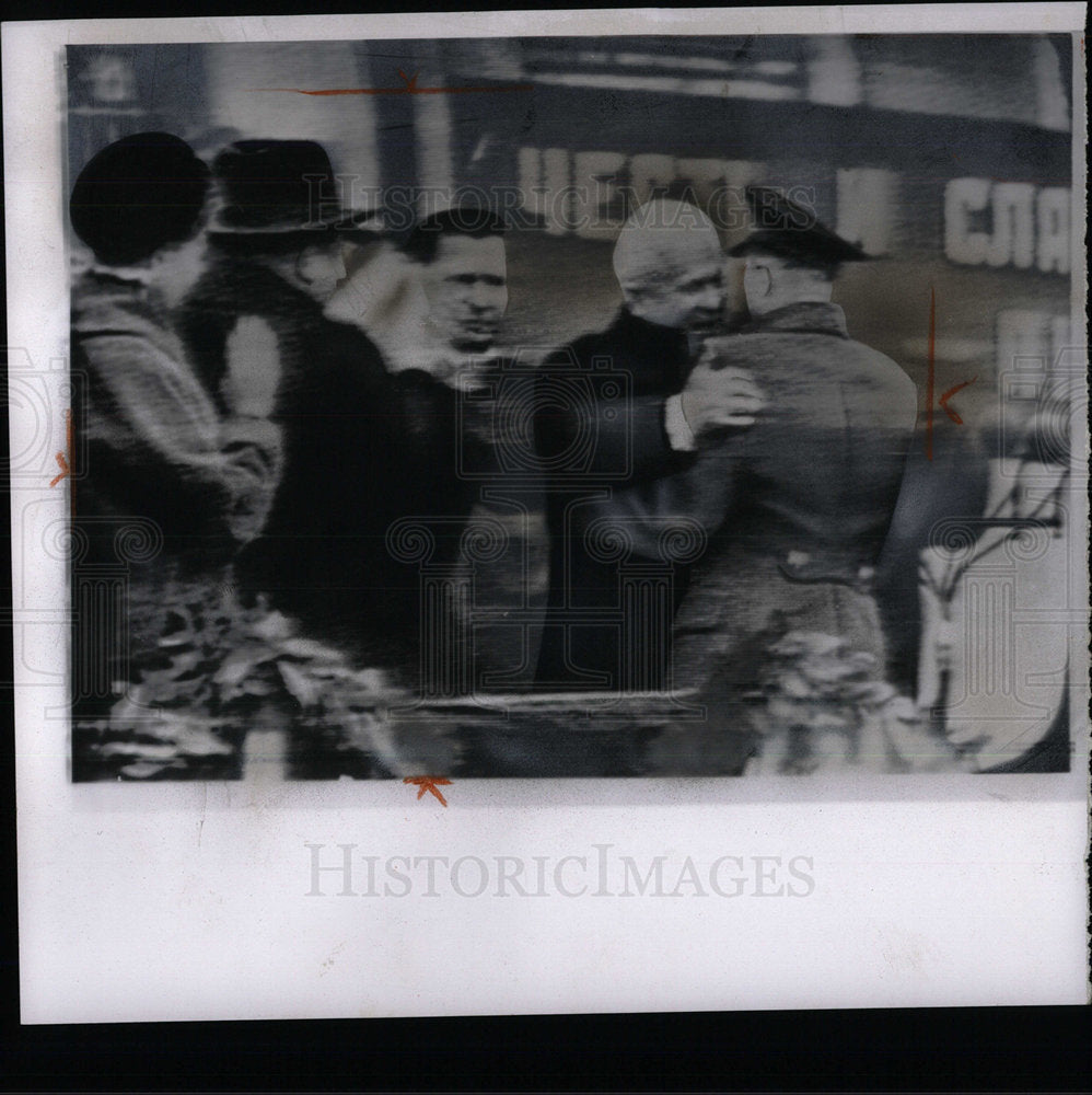 1961 Press PhotoPremier Gagarin tile vision Copenhagen  - Historic Images