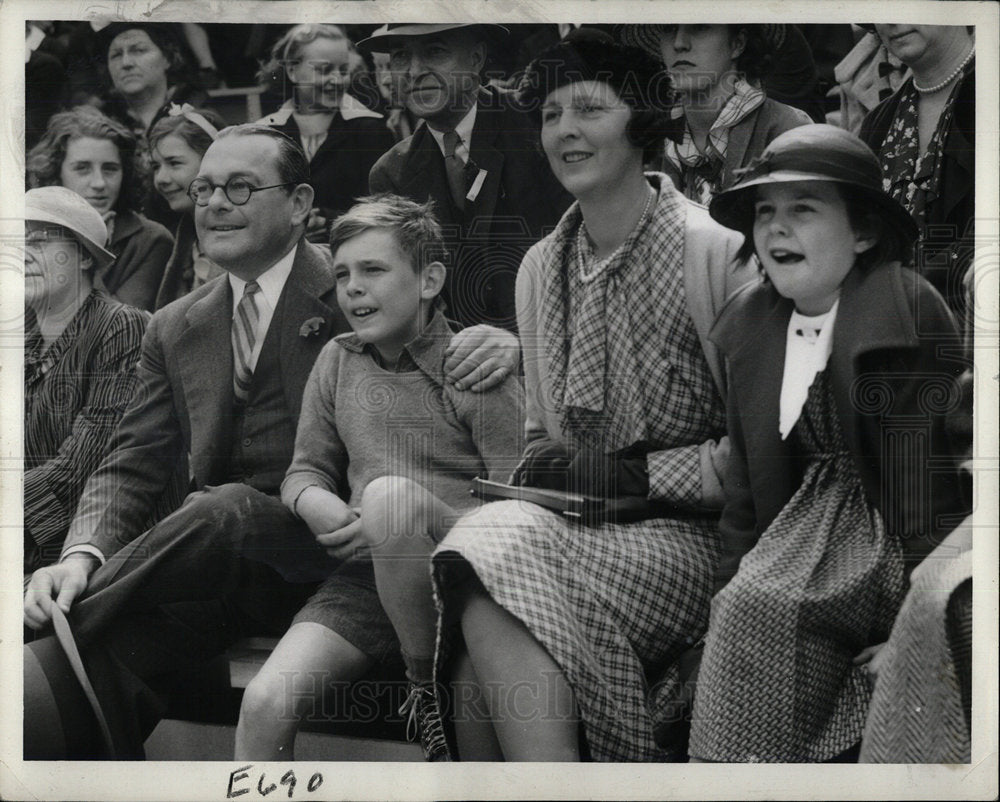 1935 Press Photo Phelps Newberry Detroit Socialite  - Historic Images