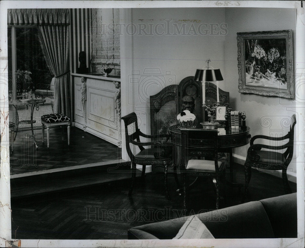 1974 Press Photo Magni ficent Hardwood beauti ful rooms - Historic Images