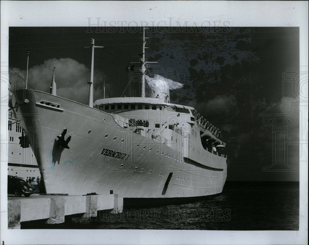Press Photo the Veracruz Ship. - Historic Images