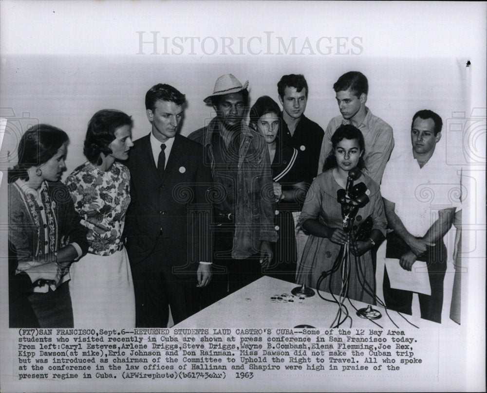 1963 Returned Students Laud Castro's Cuba - Historic Images