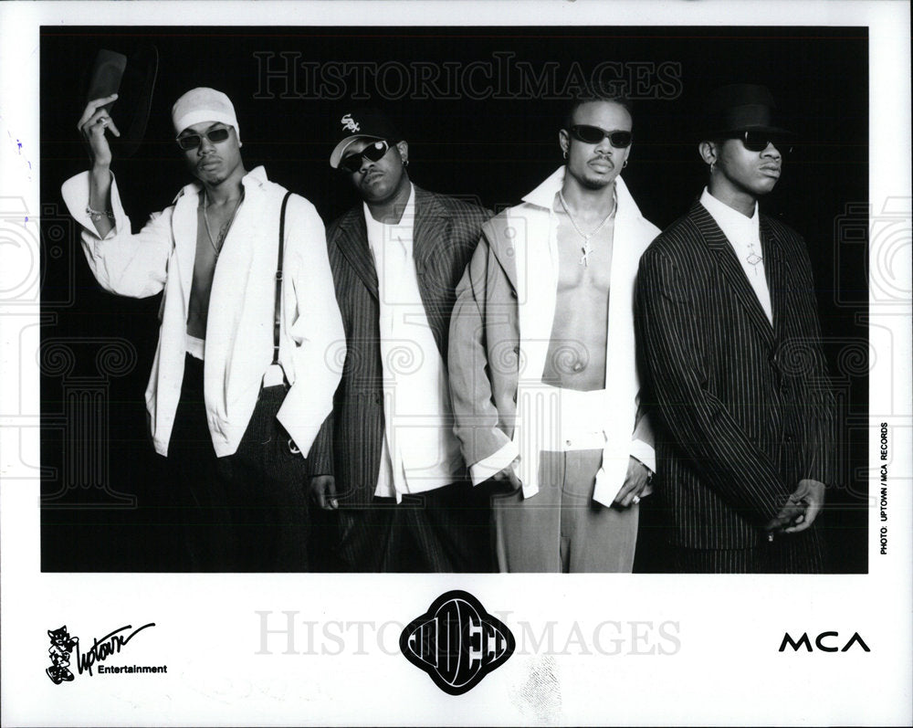 1995 Press Photo Jodeci American R&B Music Band - Historic Images