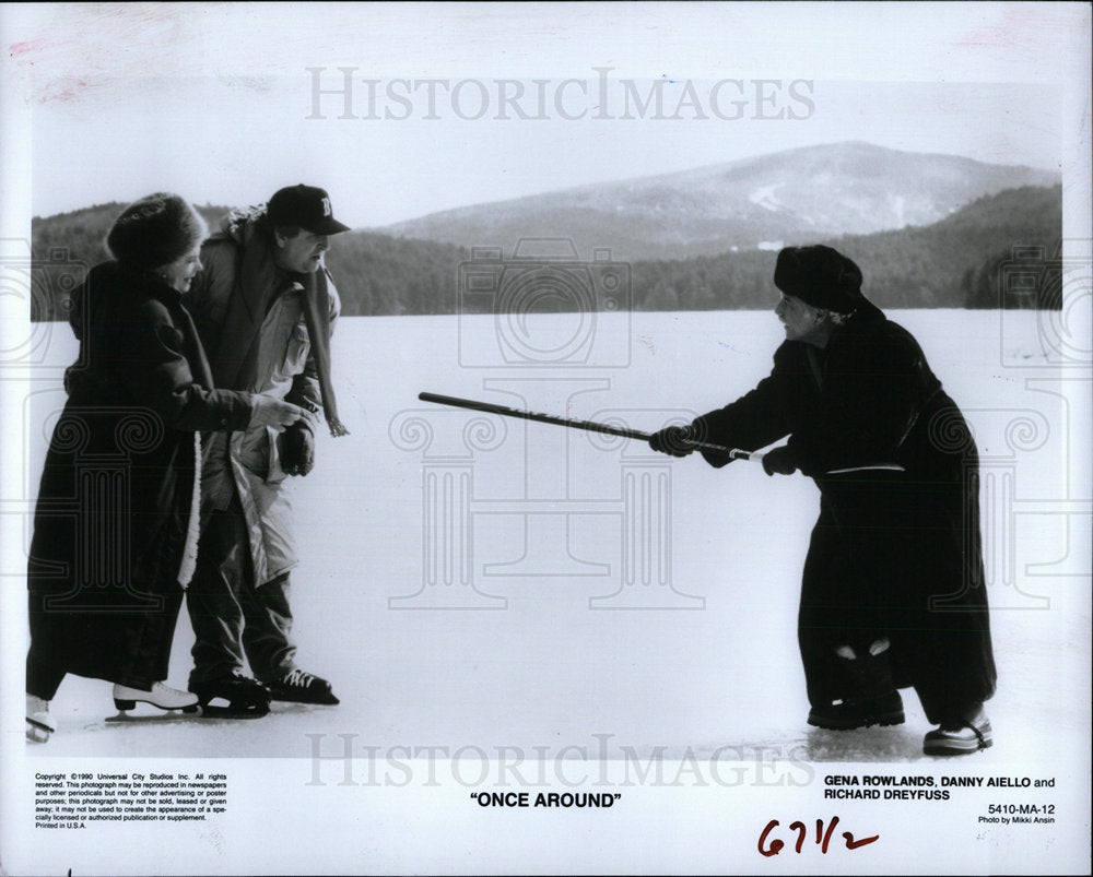 1991 Press Photo Richard Stephen Dreyfuss AmericanActor - Historic Images