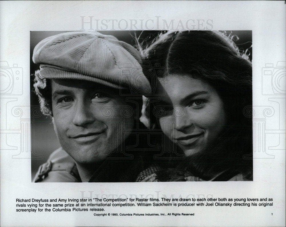 1981 Press Photo Richard Dreyfus Amy Irving Competition - Historic Images