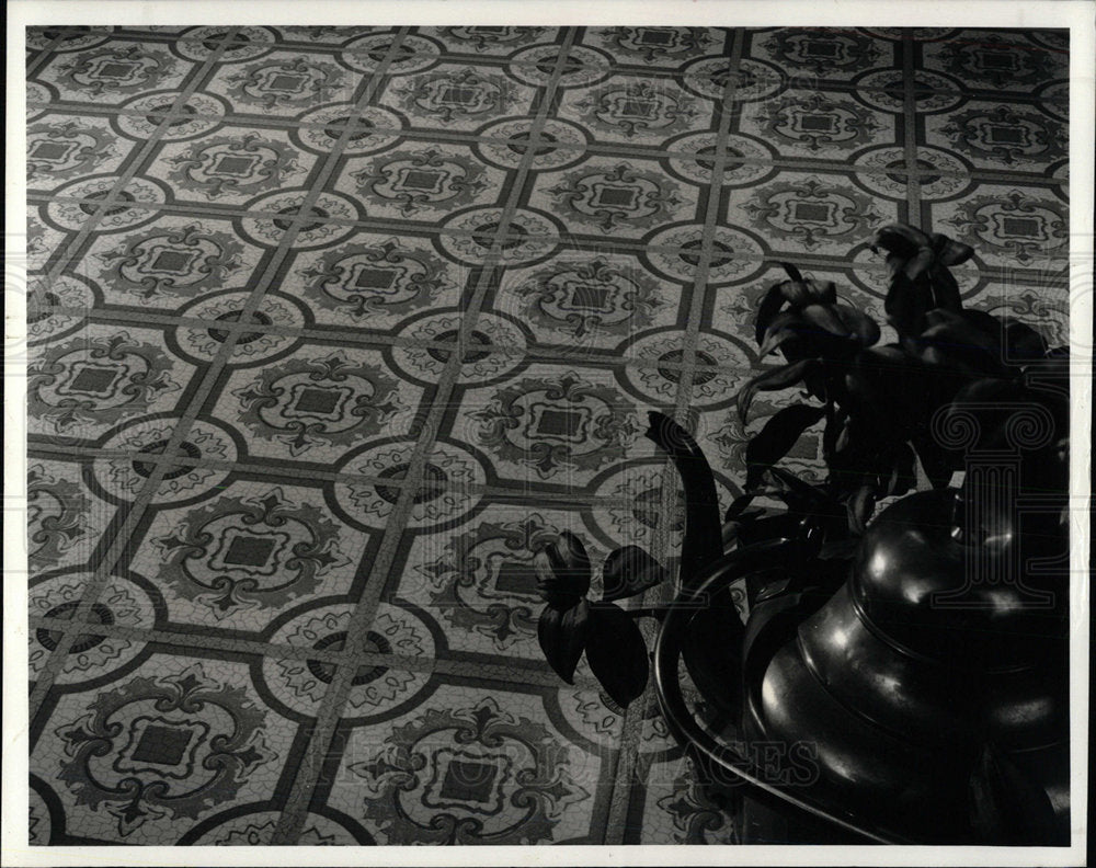 1978 Press Photo Ceramic pattern new type Vinyl tiles - Historic Images