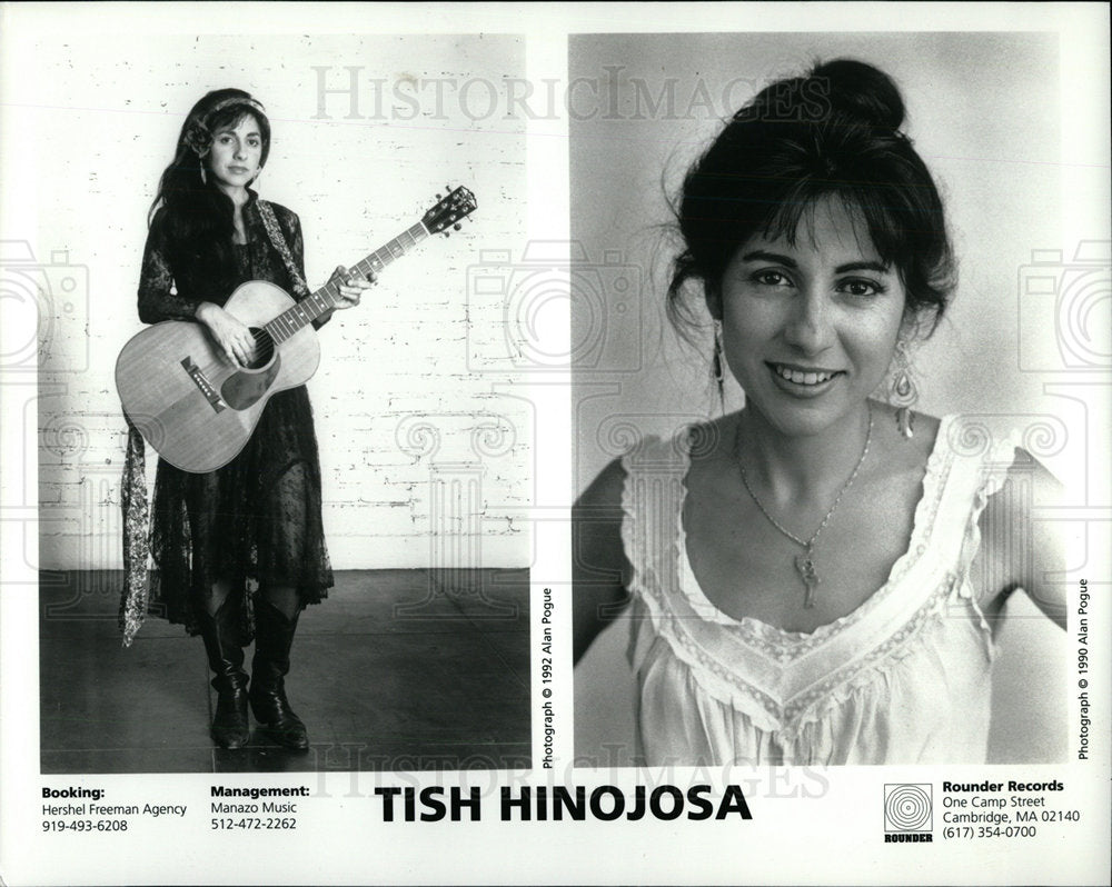 1993 Press Photo Tish Hinojosa Spain English Mexico Pic - Historic Images