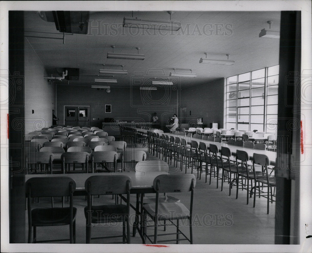 1953 Michigan Willow Run School Chairs - Historic Images