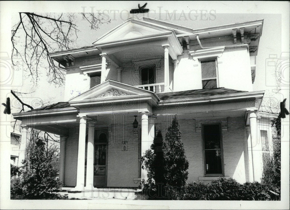 1980 Press Photo Historical Home St.Johns City Michigan - Historic Images
