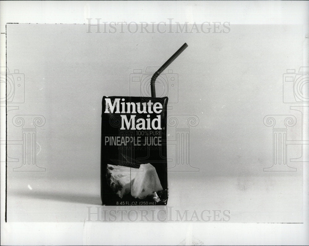 1990 Press Photo Minute Maid Pineapple Juice - Historic Images
