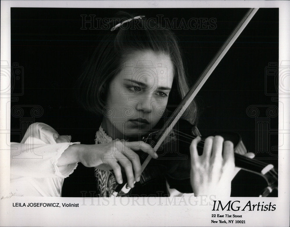 1992 Press Photo Leila Bronia Josefowicz American  - Historic Images