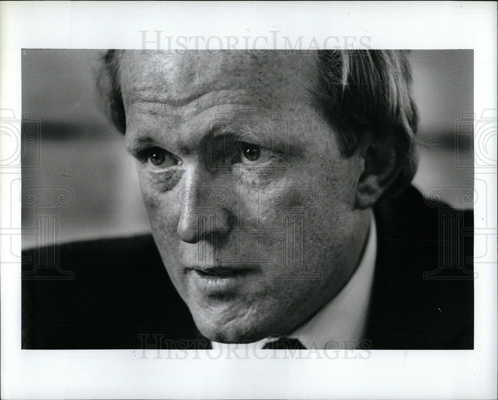 1982 Press Photo Kerry Kammer candidate George Waldman - Historic Images