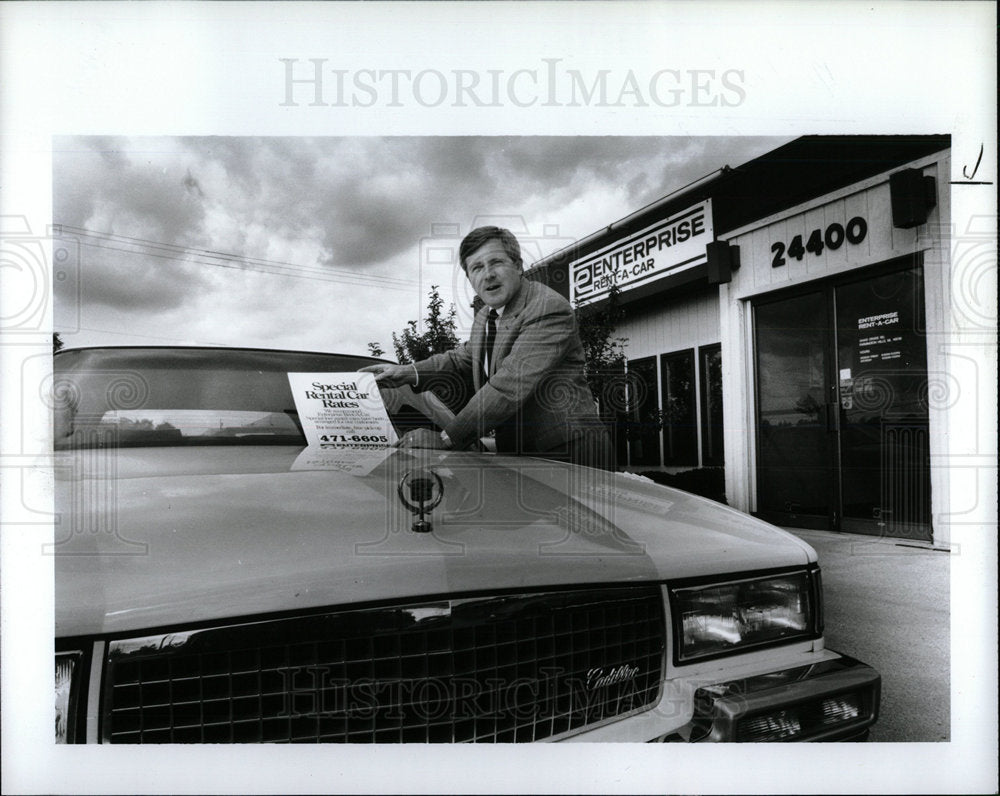 1990 Press Photo Michael J. Kane Enterprise Manager - Historic Images