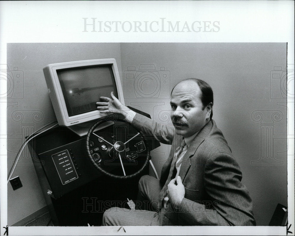 1990 Press Photo Al Jordan Educator - Historic Images