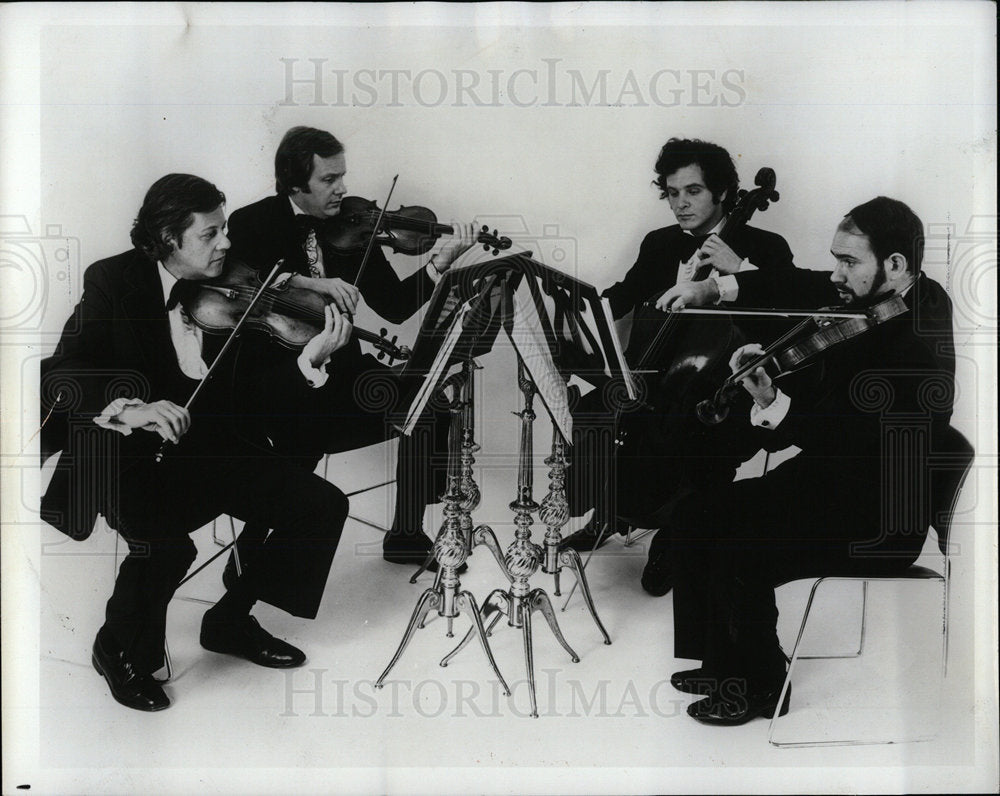 1982 Press Photo Juilliard String Quartet Robert Earl  - Historic Images