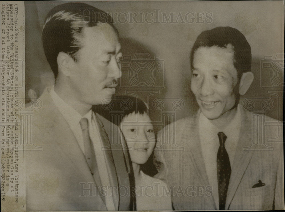 1967 Press Photo Bui Diem Vietnamese ambassador to the  - Historic Images