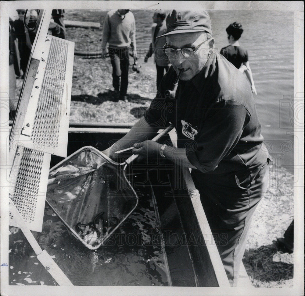 1972 Press Photo Salmon Photographer Free Lance  - Historic Images