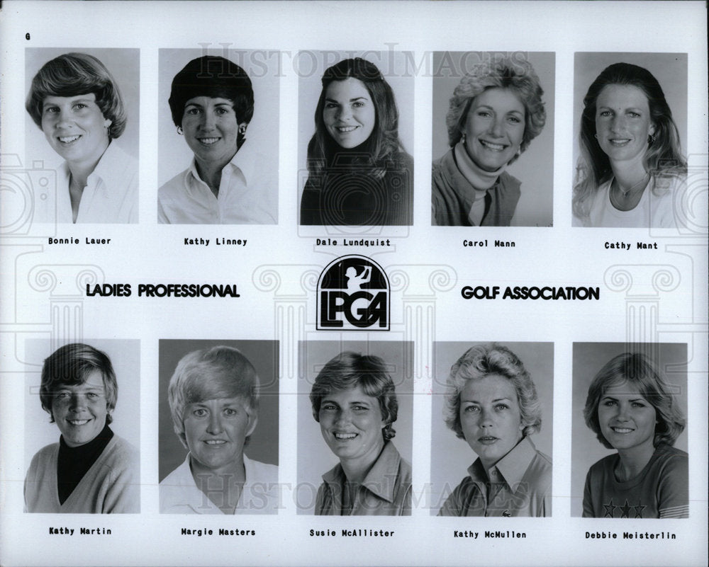 Press Photo Ladies of the LPGA tour - Historic Images