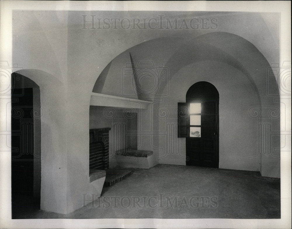 1943 Press Photo Villanueva de la Canada Housing Spain - Historic Images