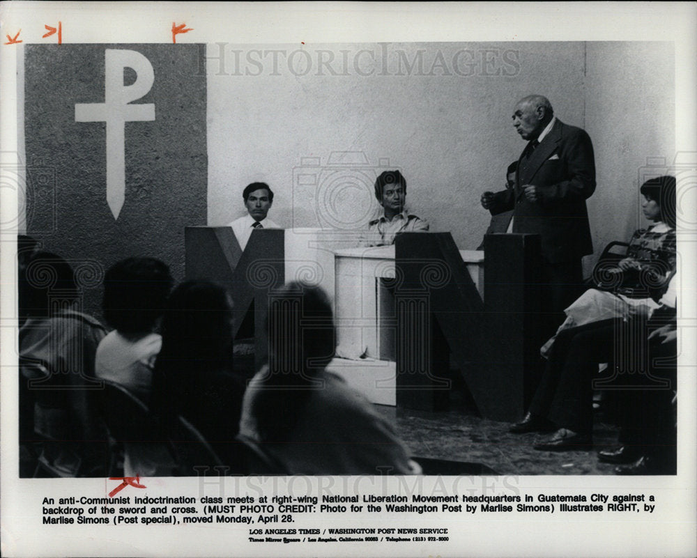 1980 Press Photo Guatemaia City National Liberation  - Historic Images