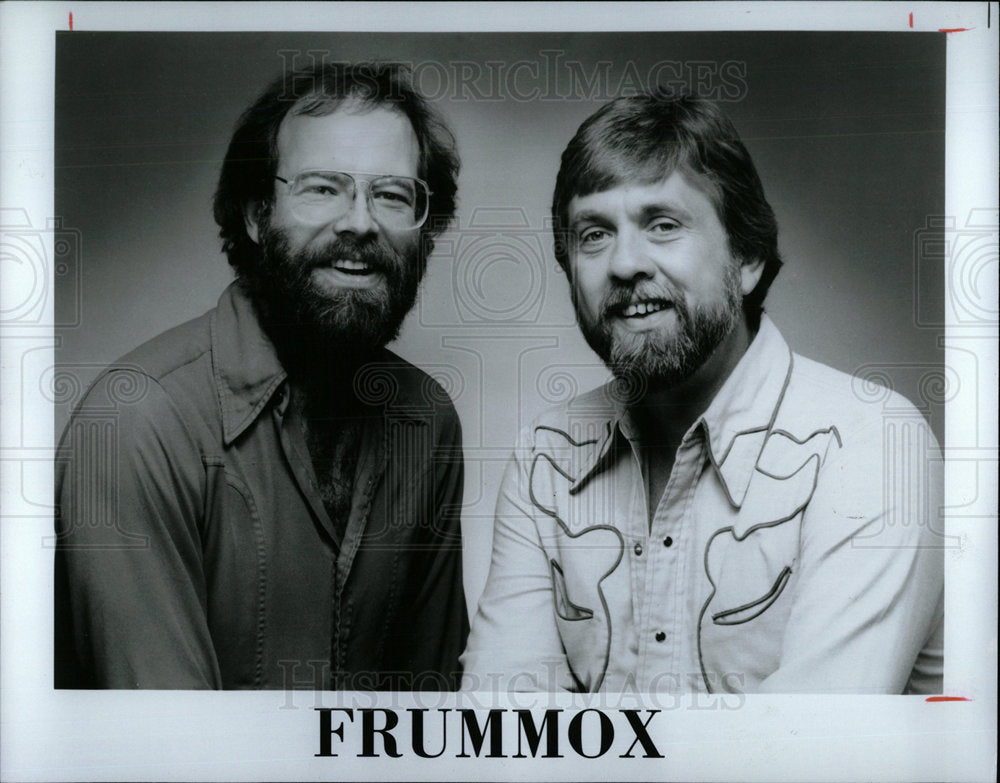 1986 Press Photo  Frummox singing duo - Historic Images
