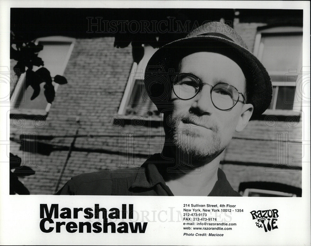 2000 Press Photo Marshall Crenshaw John Lennon guitar  - Historic Images