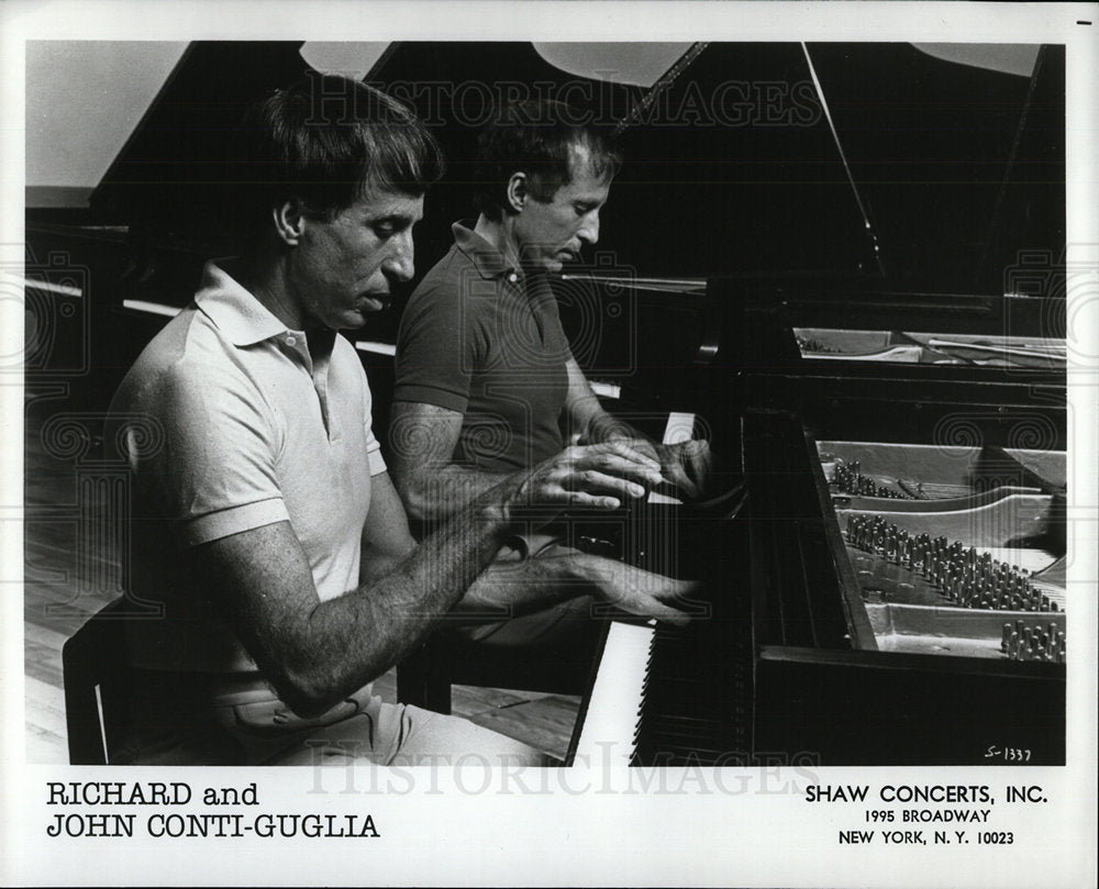 Richard &amp; John Conti-Guglia Piano Twins. - Historic Images