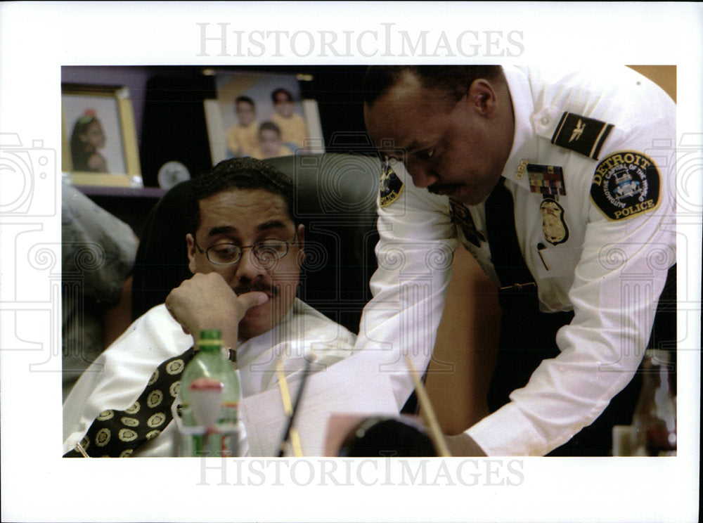 1999 Press Photo Benny Napolean Detroit Police - Historic Images