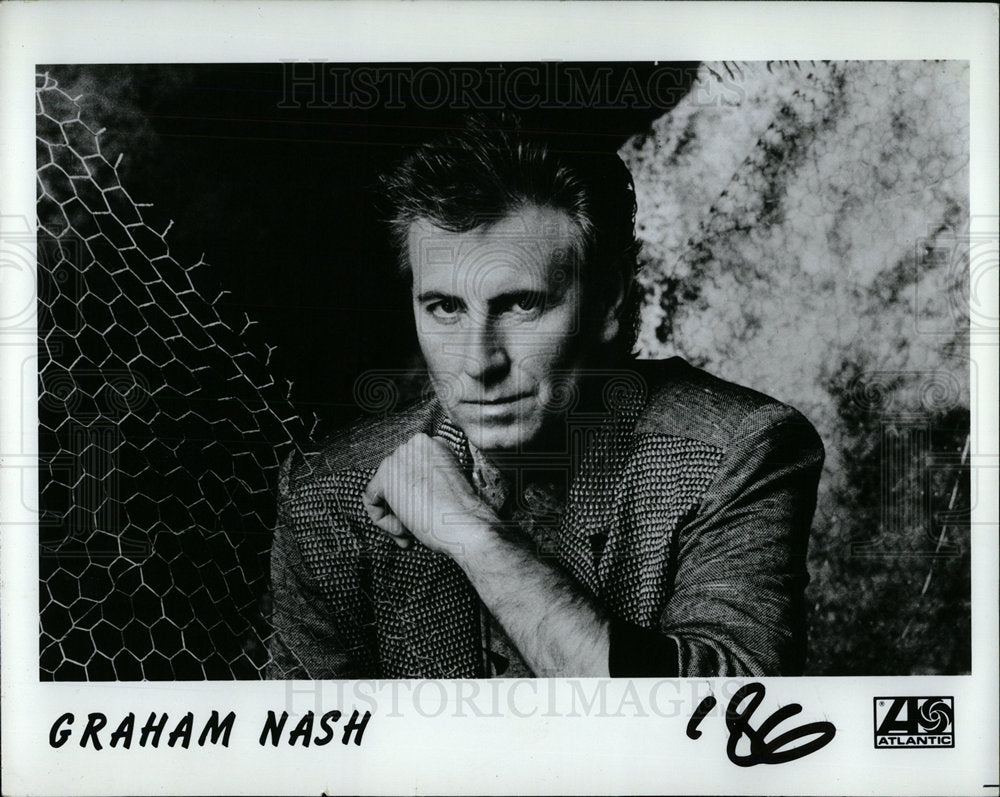 1989 Press Photo Graham William Nash The Hollies - Historic Images