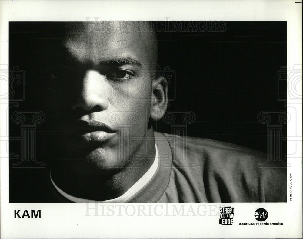 1993 Press Photo Kam West Coast Rapper  - Historic Images