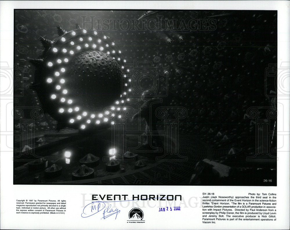2002 Press Photo Motion Pic Play Event Horizon - Historic Images
