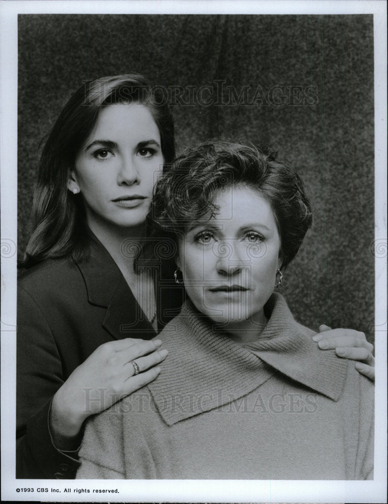 1993 Press Photo Melissa Gilbert Patty Duke actress  - Historic Images