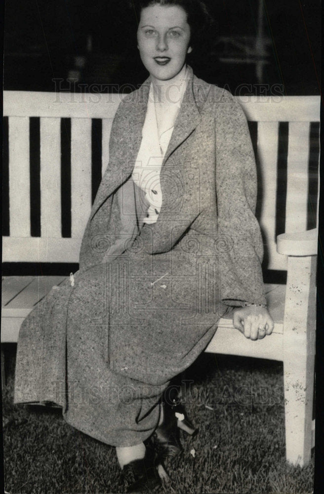 1934 Press Photo Ellen Tuck French  - Historic Images