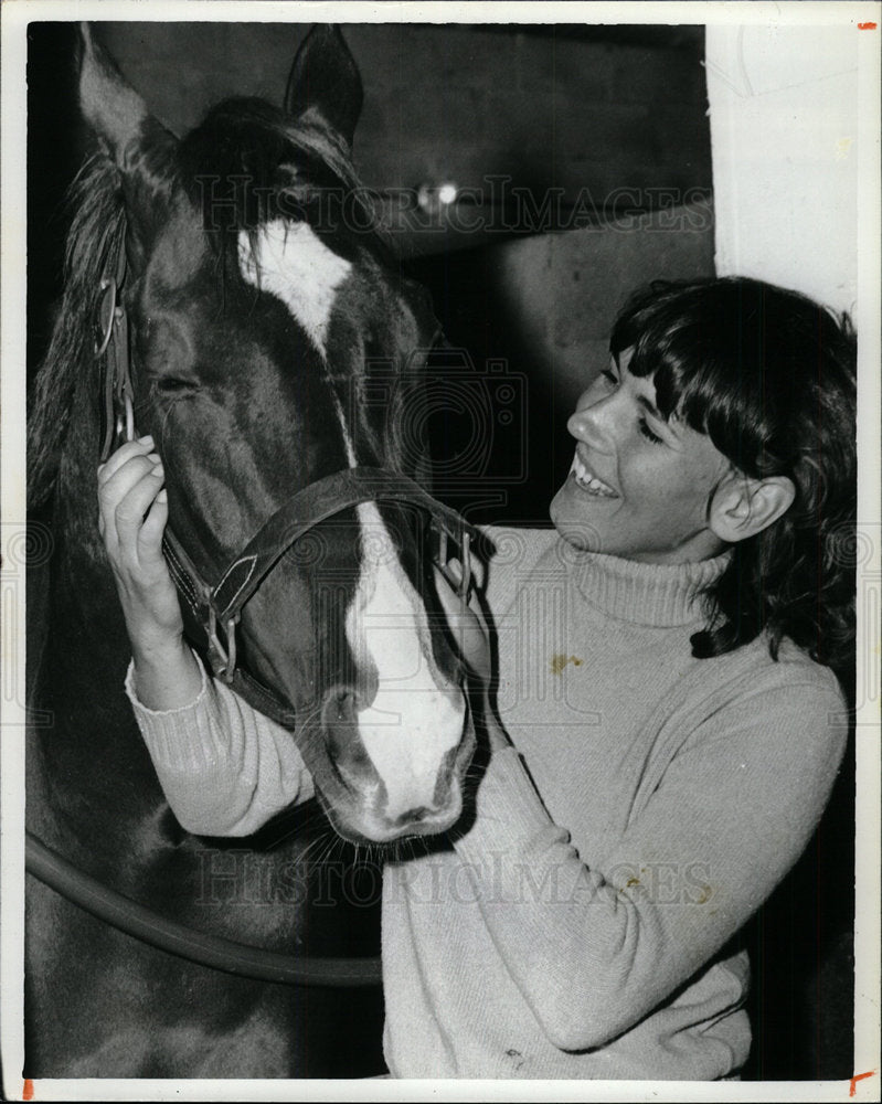 1981 Press Photo Schlante Racing Horse Animal  - Historic Images