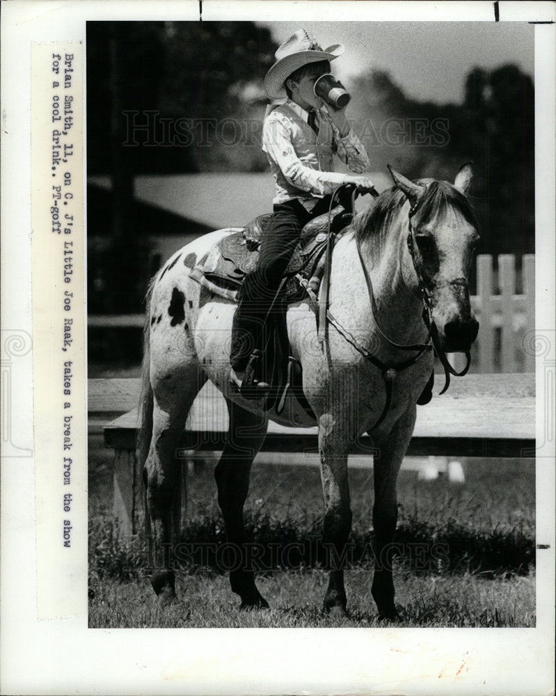 1984 Press Photo Brian Smith C.J.&#39; s Little Joe Raak  - Historic Images