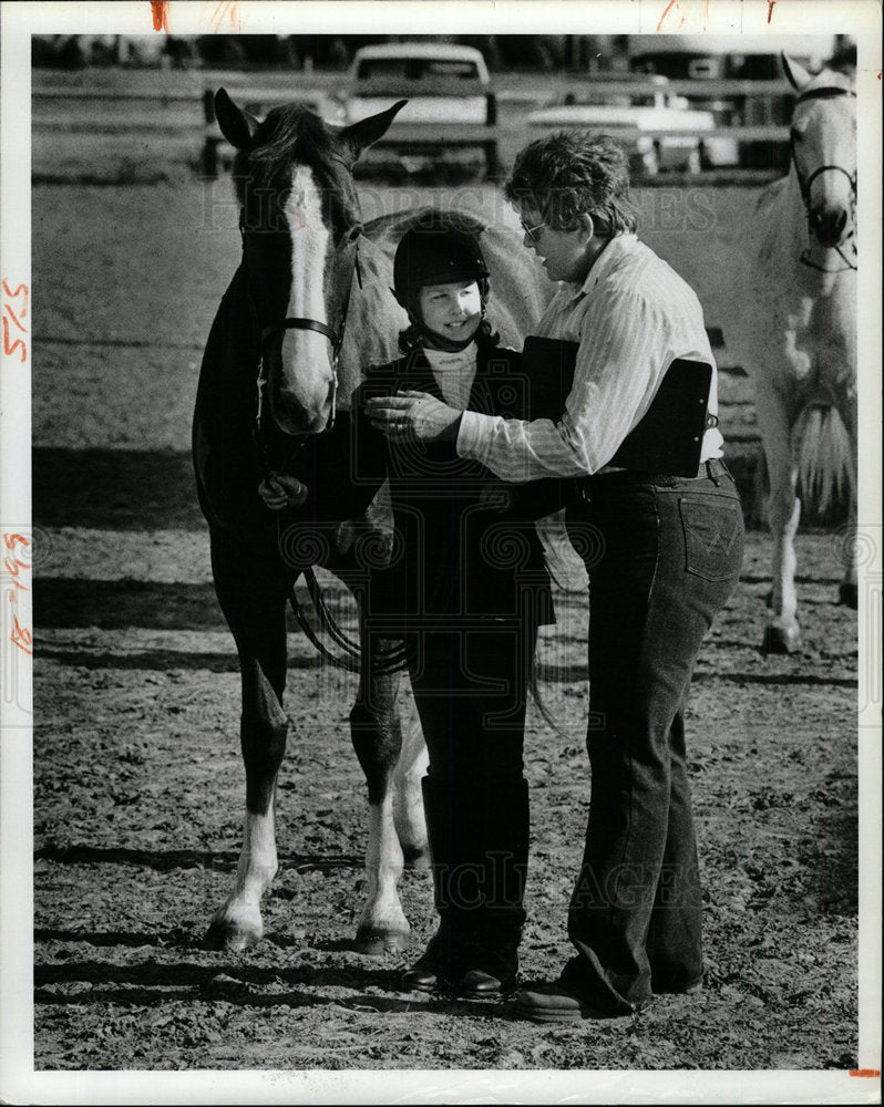 1983 Press Photo Open English Horse Showmanship Event - Historic Images
