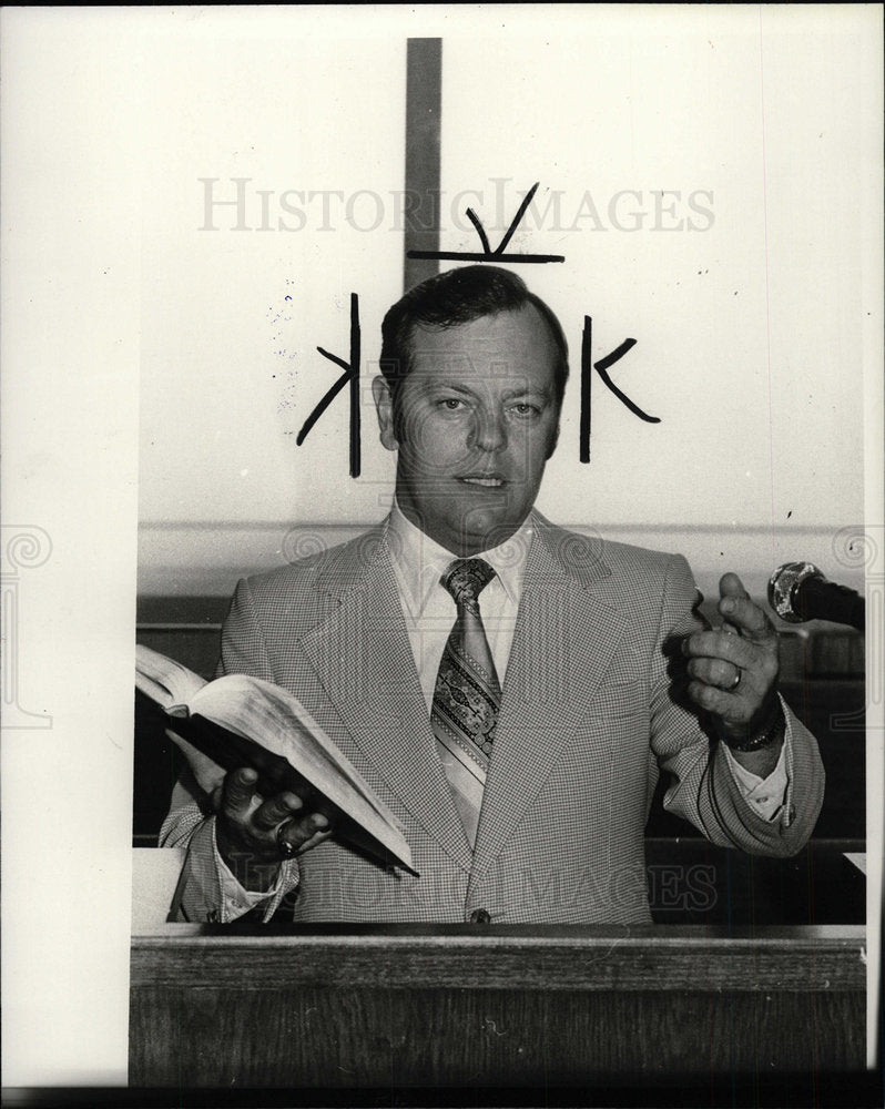 1980 Press Photo Rev. Ronald Dale Gross - Historic Images