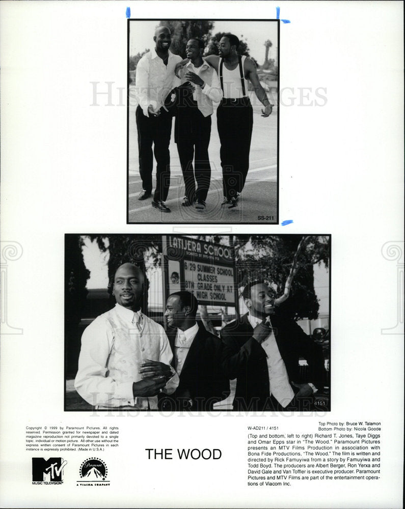 1999 Press Photo Richard Jones &quot;The Wood&quot; - Historic Images