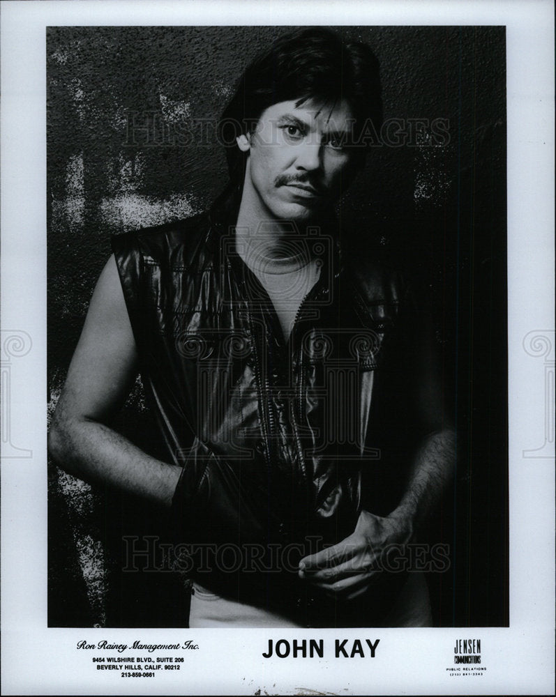 1986 Press Photo John Kay - Historic Images